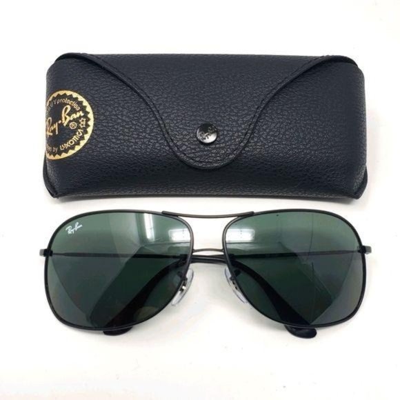 Ray-Ban Accessories - RAY-BAN Aviator Sunglasses Black RB 3267 NWOT